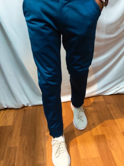 Blue Lycra Pant for men