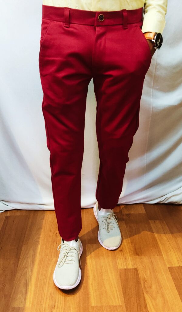 Red Lycra Pant for men