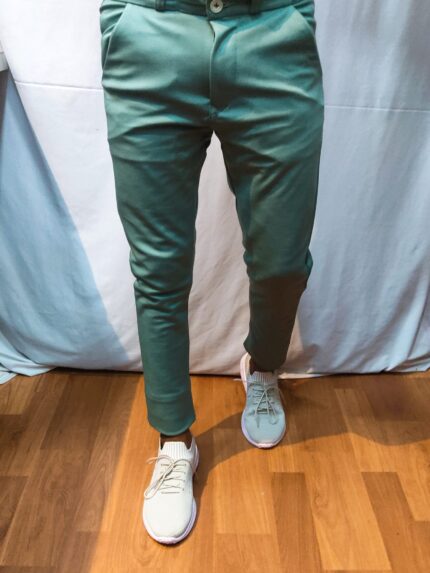 Green Lycra Pant for men