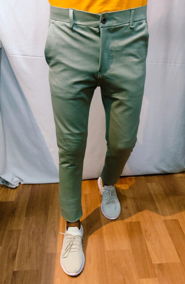 Green Lycra Pant for men