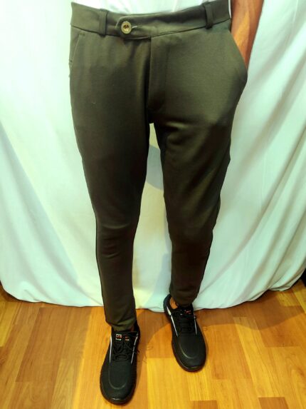 Green Lycra Pant for men