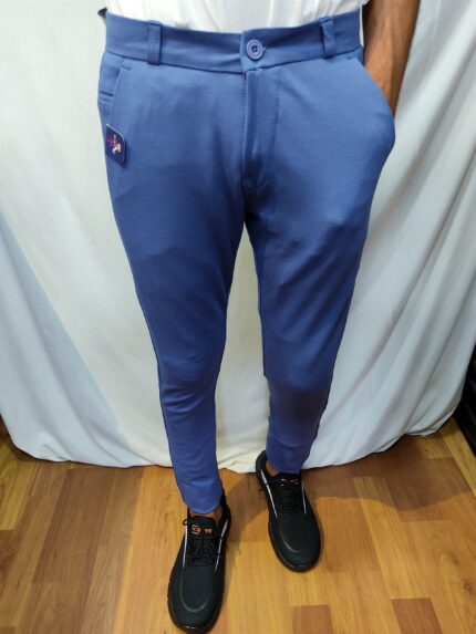 Blue Lycra Pant for men