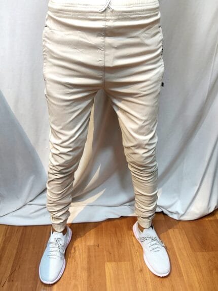 Branded Twill Lycra Trackpants