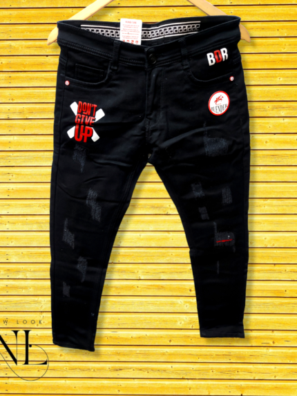 Black Funky Jeans for Men