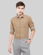 Dark Cream Pine Republic Original Branded Shirt for Mem