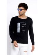 Premium Black Brand T-Shirt Supima Cotton Luxury Fit