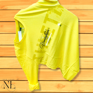 Yellow Stylish Full Sleeves Premium Tshirt for Men