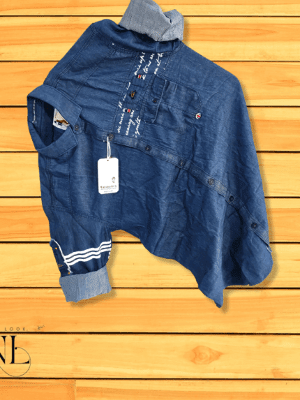 Branded Denim Shirt for Men
