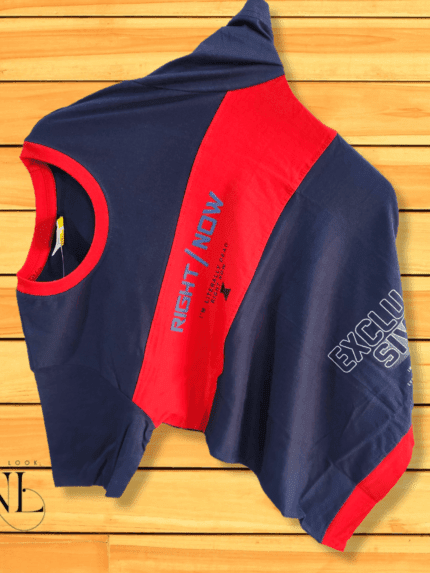 Premium Deep Navy Blue T-Shirt for Men Classic Slim Fit