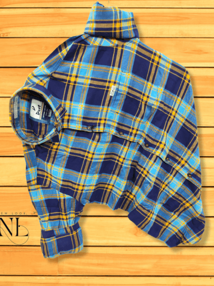 Trendy Blue Checks Full Shirt for Men & Full Sleeve