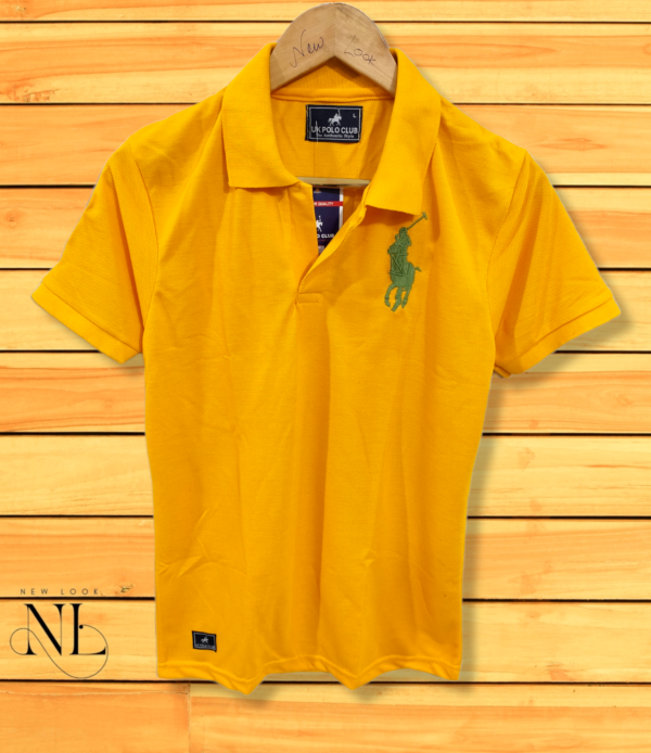 Yellow Polo T-shirt for Men