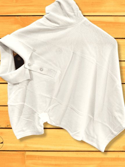 White Polo T-shirt for Men