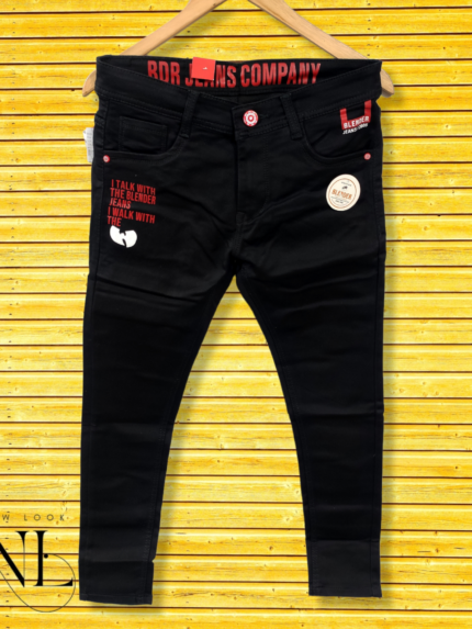 Black Funky Jeans for Men