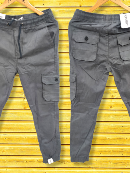 Grey Cargo Pants for Men