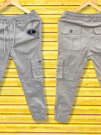 Lite Grey Cargo Pants for Men