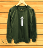 Green Sweatshirt for Men Premium Fleece Streetwear Style