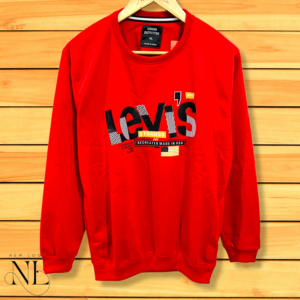 Red Levis Sweatshirt for Men