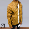 Yellow Leather Jacket For Men