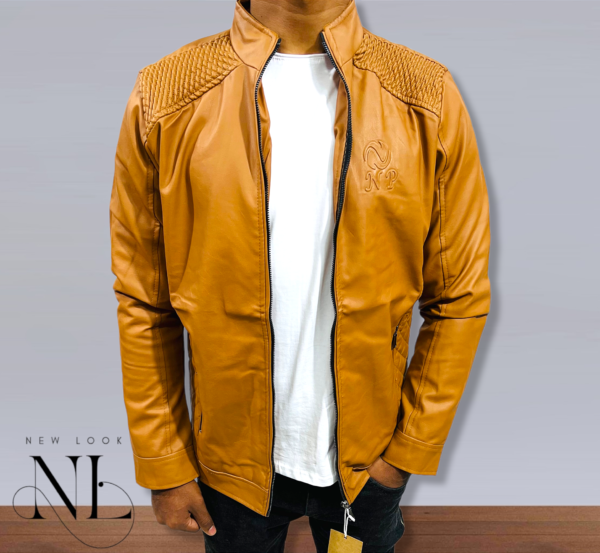 Yellow Leather Jacket For Men