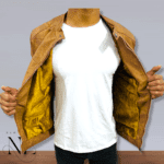 Yellow Leather Jacket For Men
