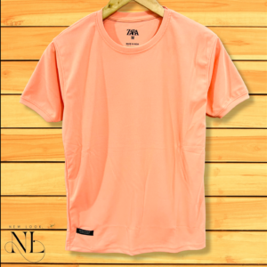Orange Half T-shirt for Men