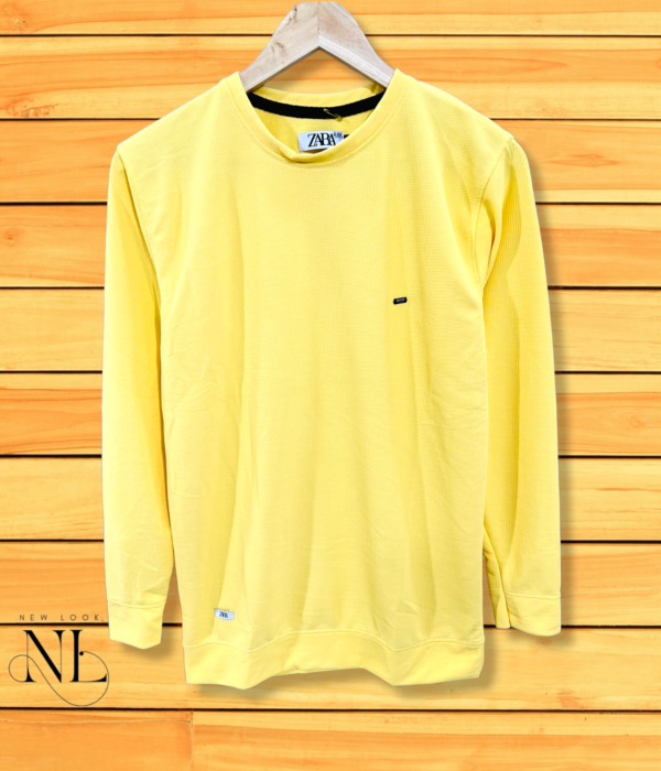 Yellow Full T-shirt for Men