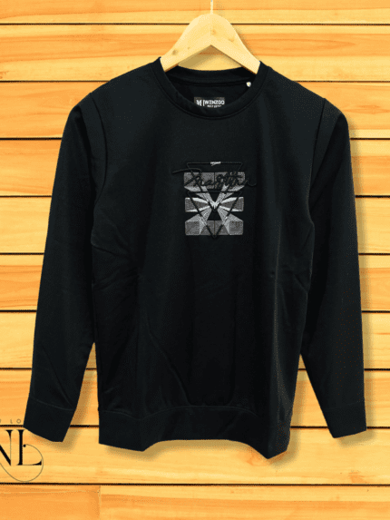 Black Full T-shirt for Men