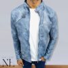 Blue Leather Jacket For Men