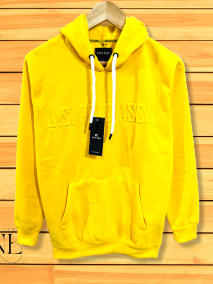 Yellow Pain Hoodies for Men