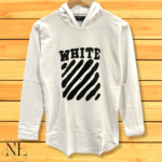 Clearance Sale Printed white Hoodie For Men