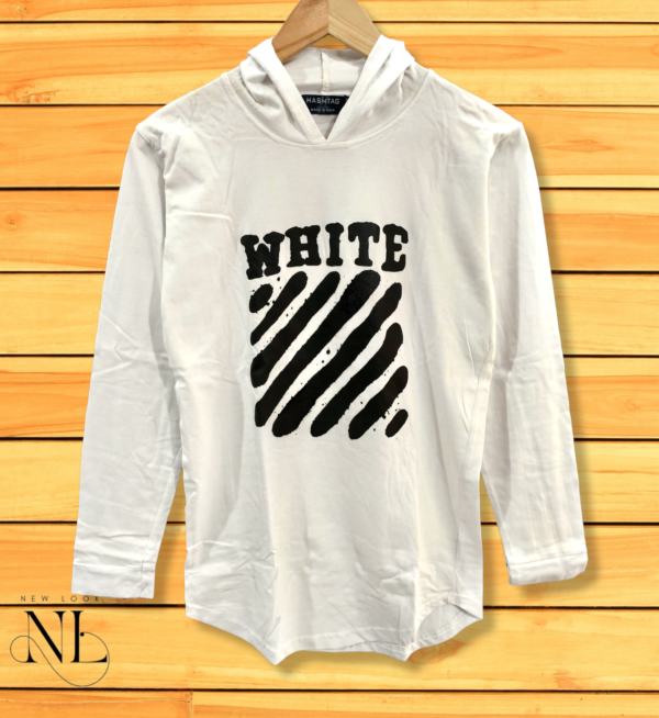 Clearance Sale Printed white Hoodie For Men