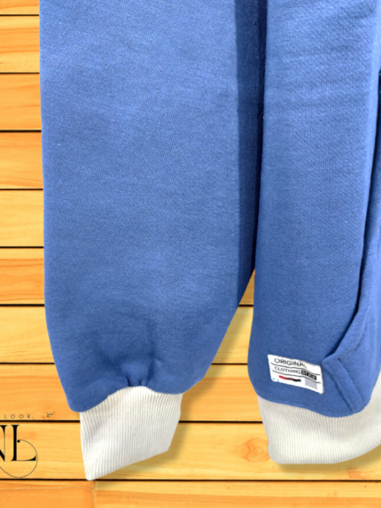 Blue Plain Hoodies for Men