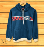 Men's Stylish Blue Hoodie Premium Fleece | Slim Fit