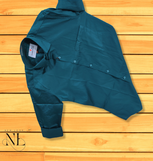 Turquoise Green Shirt For Men