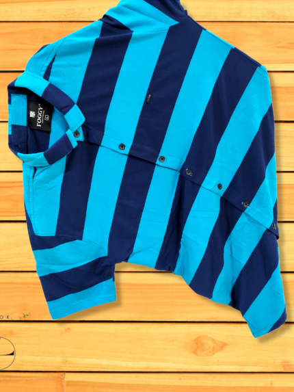 Clearance Sale Stripe half Shirt For Men