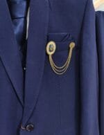 5 Piece Coat Suit with Shirt Pant Blazer Waistcoat & Tie For Men