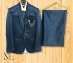 Classic Royal Blue 5 Piece Suit for Men Premium Blend