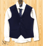 5 Piece Coat Suit with Shirt Pant Blazer Waistcoat & Tie For Men