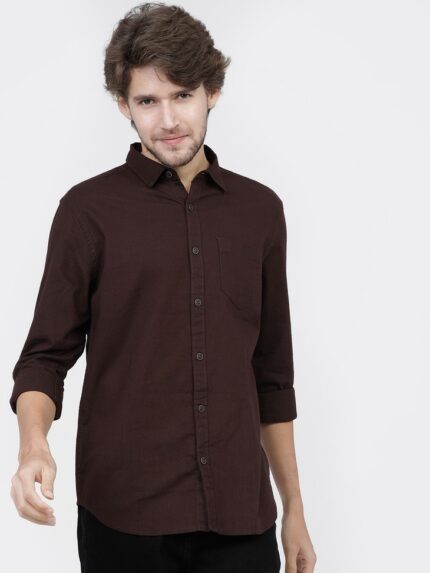 Ketch Brown Shirt for Men