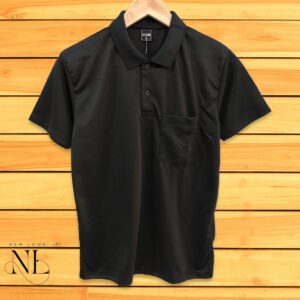 Black Polo T-shirt for Men