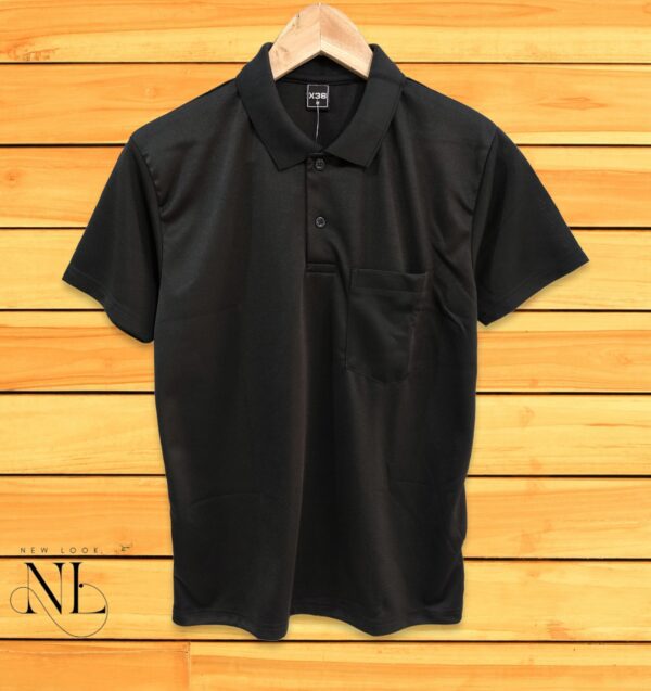 Black Polo T-shirt for Men