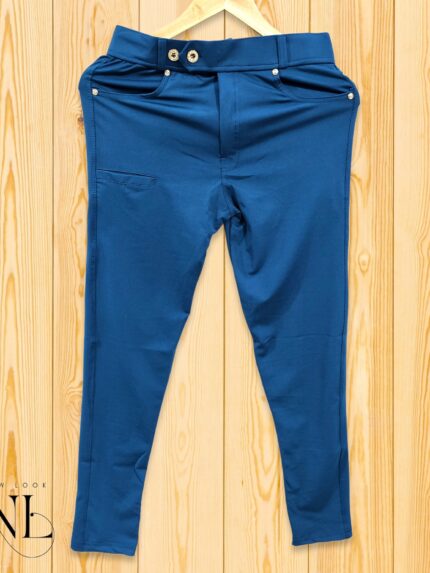 Lycra Trackpant for Men Blue