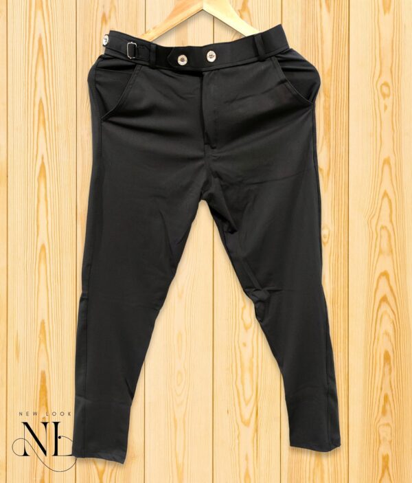 Lycra Trackpant for Men Black