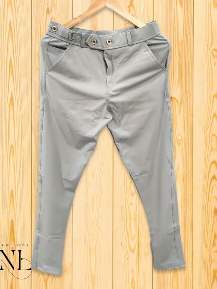 Lycra Trackpant for Men Grey