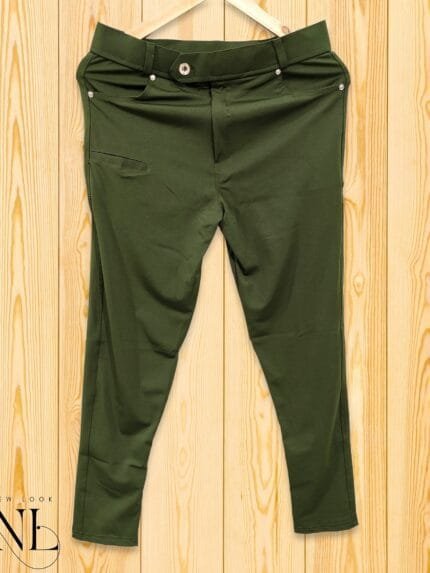 Lycra Trackpant for Men Green