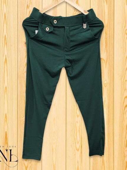 Lycra Trackpant for Men Green