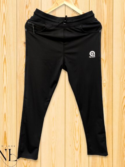 Lycra Trackpant for Men Black