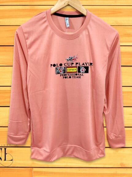 Imported Pink T-Shirt for Men Premium Quality Slim Fit