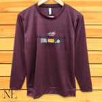 Imported Purple T-shirt For Men