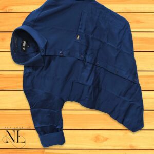 Blue Plain Full sleeve shirt